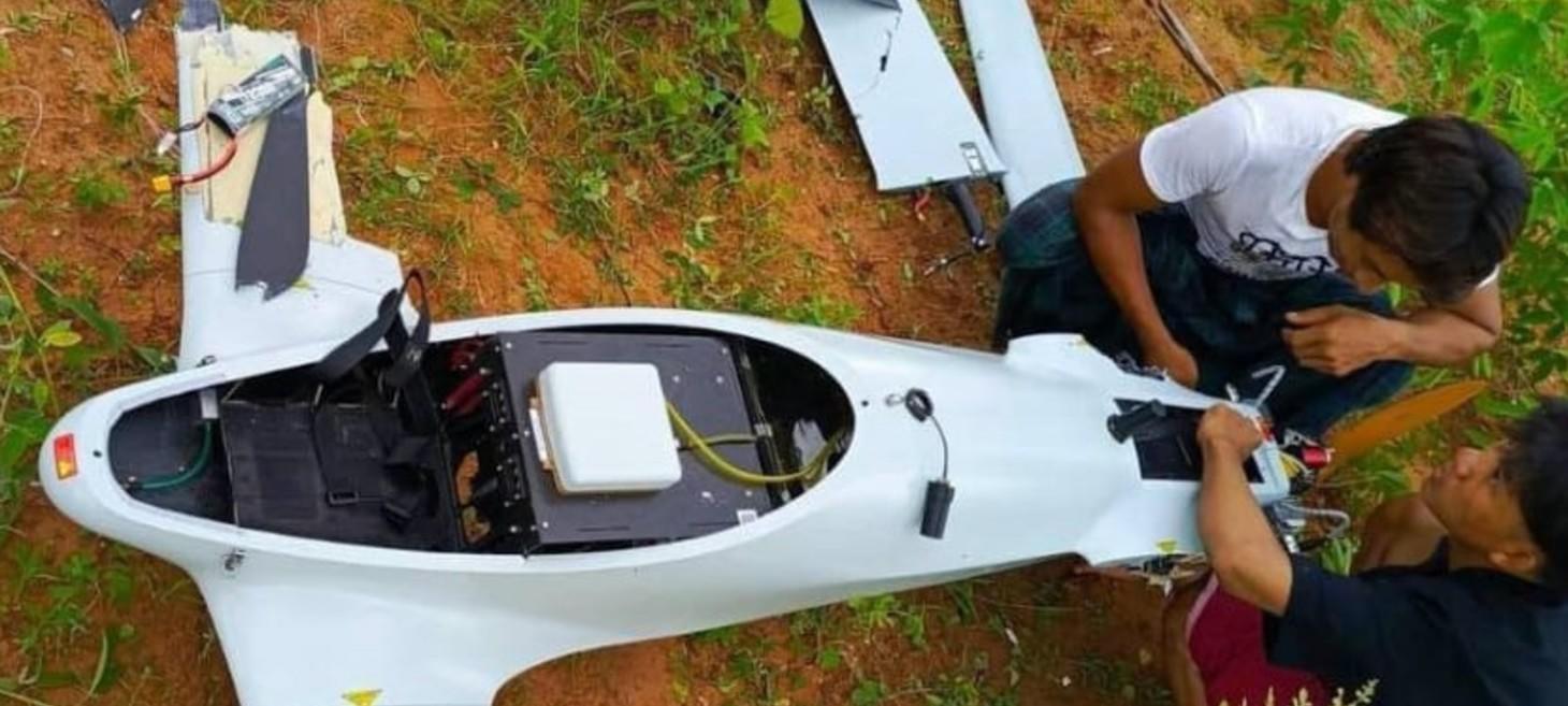 Myanmar resistance forces capture junta surveillance drone in Sagaing Region