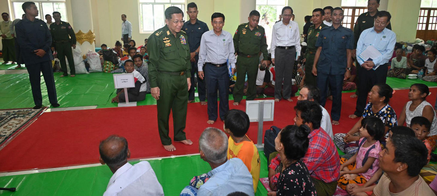 Myanmar Flood Victims Told to Return Home as Junta Boss Frets Over Poll Plan