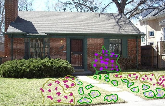 Sketching Landscaping Ideas on Photographs