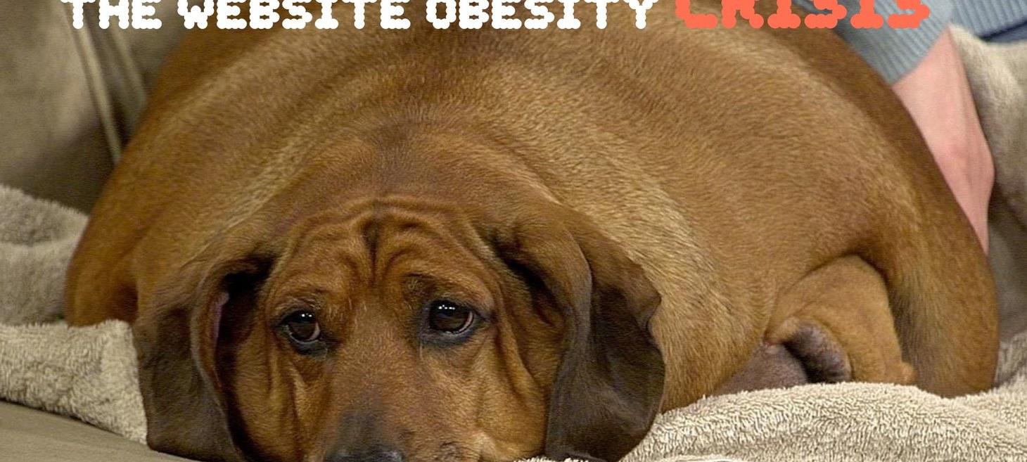 The Website Obesity Crisis