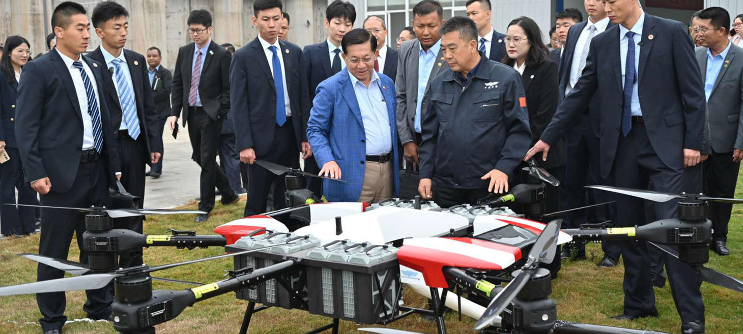 Myanmar Junta Chief Homes in on Chinese Drones as Resistance-Buster