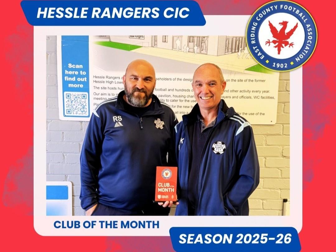 Club Of The Month - September!