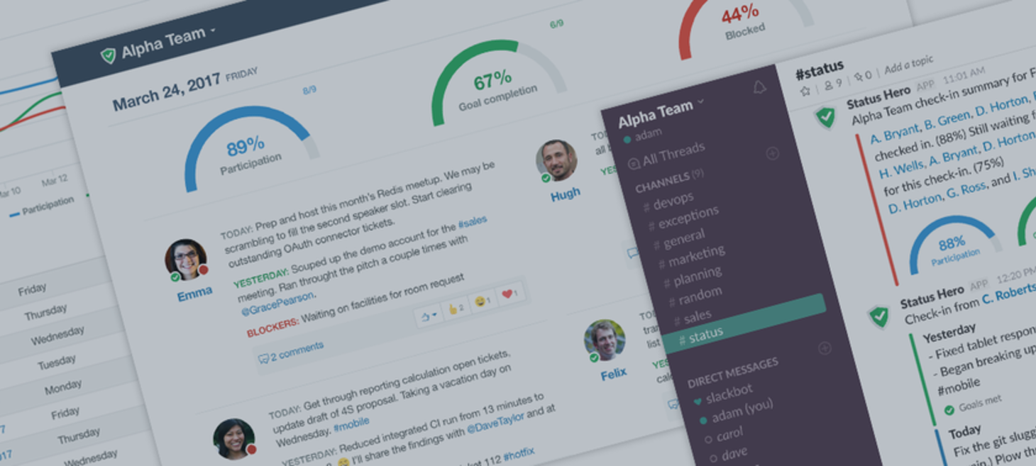 Have you tried Status Hero yet?