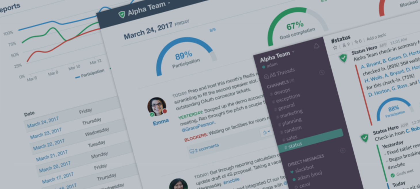 Have you tried Status Hero yet?