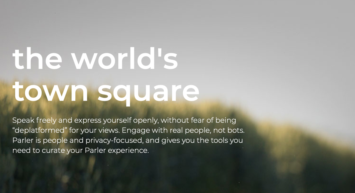Parler is the right's growing new 'free speech' app