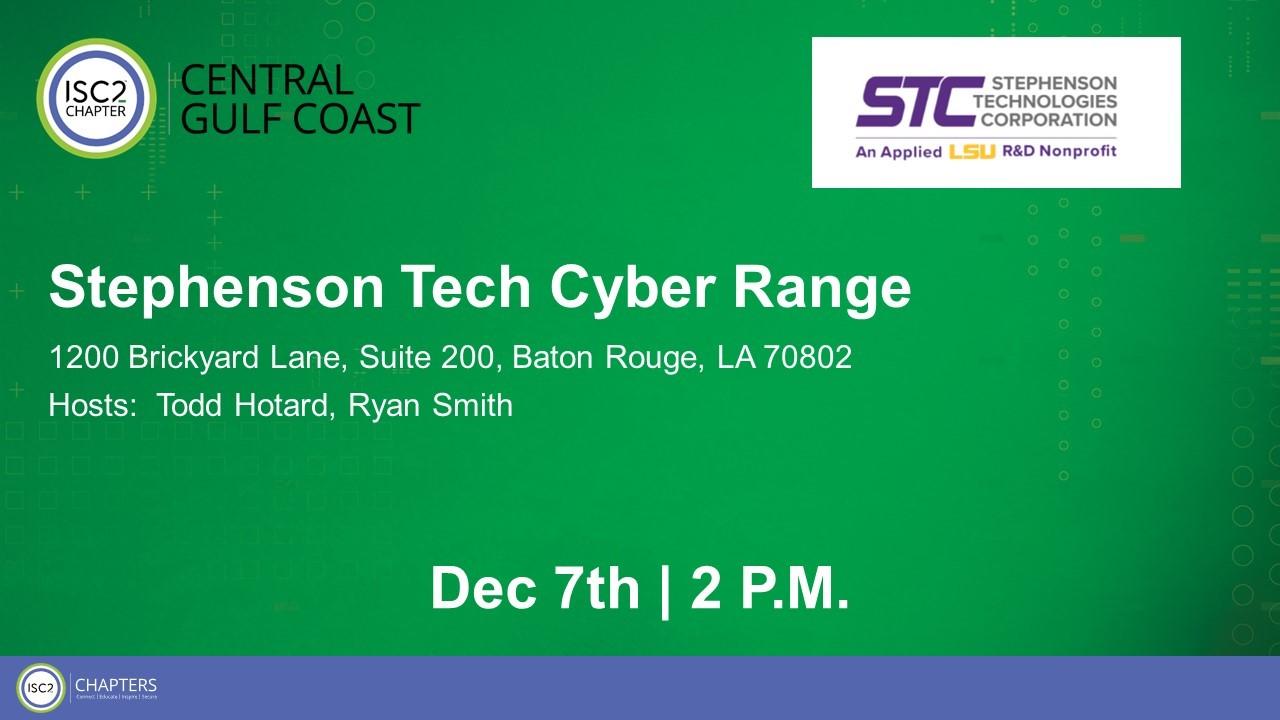 December Chapter Event